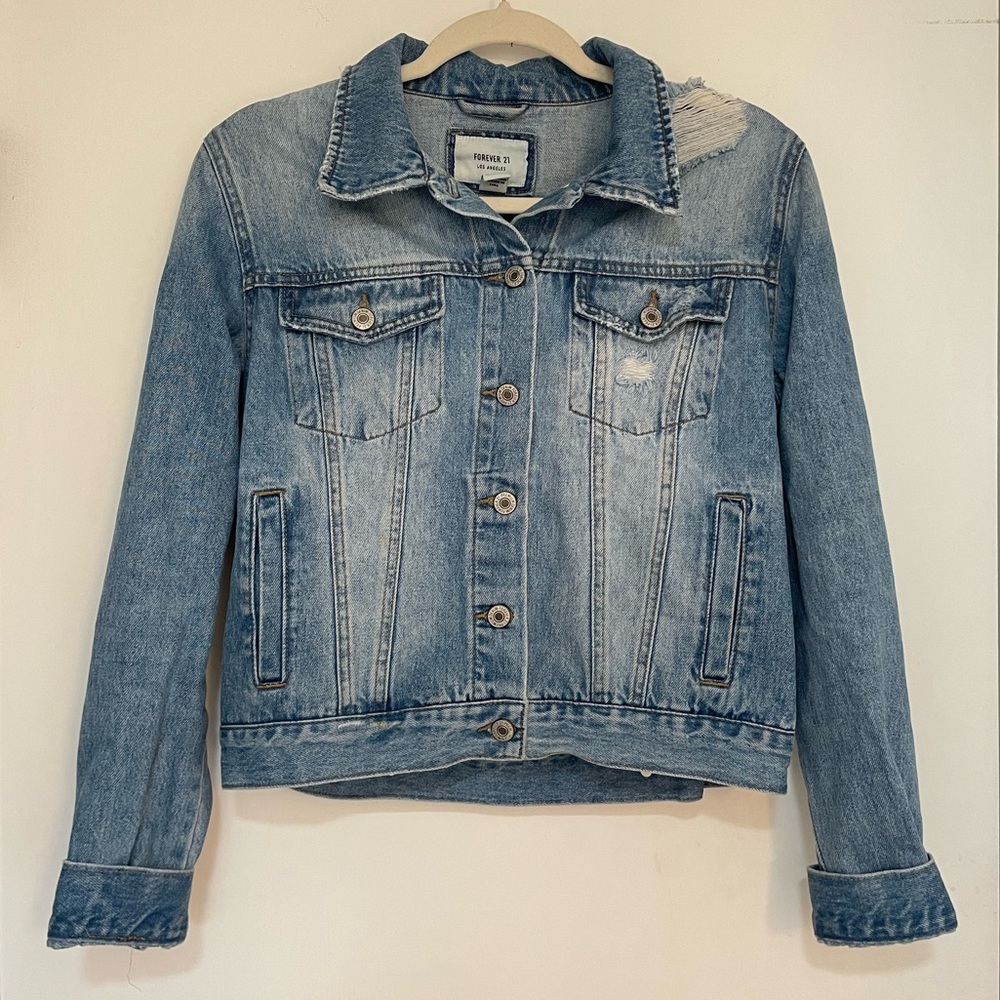 Cropped Jean Jacket